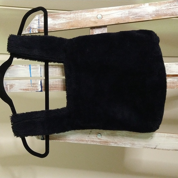 French Connection Faux Fur Handbag - Picture 1 of 7
